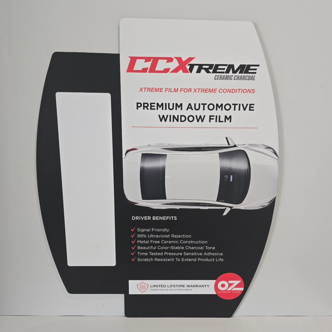 OZ Window Films CCX Display Board